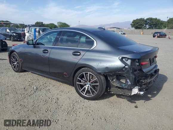 2020 BMW 3 Series 330i with VIN 3MW5R1J0XL8B36966, listed as a Copart auction lot 58501495 with 27,813 mi miles and Salvage title. Bid and sale history available at DreamBid. Image 2.