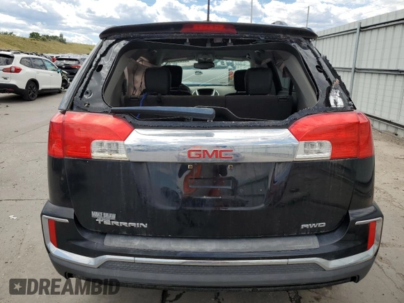 2017 GMC Terrain SLT with VIN 2GKFLUEK7H6118220, listed as a Copart auction lot 67544804 with Not Provided miles and Salvage Title. Bid and sale history available at DreamBid. Image 6.