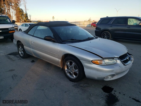 2000 Chrysler Sebring JXi with VIN 3C3EL55H8YT275899, listed as a Copart auction lot 42927915 with 244,760 mi miles and Salvage Title. Bid and sale history available at carsss.com. Image 4.