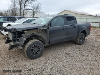 2019 Ford Ranger XL with VIN 1FTER4FH3KLA61019, listed as a Copart auction lot 49961125 with 51,639 mi miles and Salvage Title. Bid and sale history available at carsss.com. Image 1.