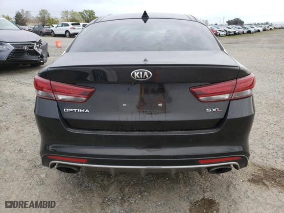 2017 Kia Optima SX Limited with VIN 5XXGV4L24HG136551, listed as a Copart auction lot 49744555 with 185,324 mi miles and Clean Title. Bid and sale history available at carsss.com. Image 6.
