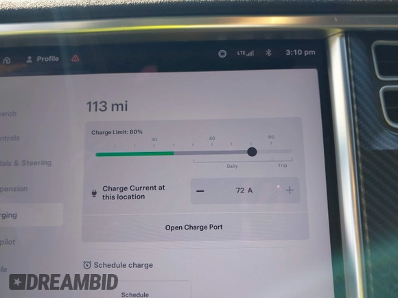 2017 Tesla Model S 100D with VIN 5YJSA1E21HF202591, listed as a IAAI auction lot 41983073 with 140,282 mi miles and . Bid and sale history available at DreamBid. Image 17.