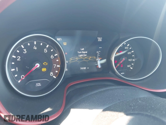 2020 Jeep Compass Trailhawk with VIN 3C4NJDDBXLT106663, listed as a IAAI auction lot 41791300 with 74,162 mi miles and . Bid and sale history available at carsss.com. Image 7.