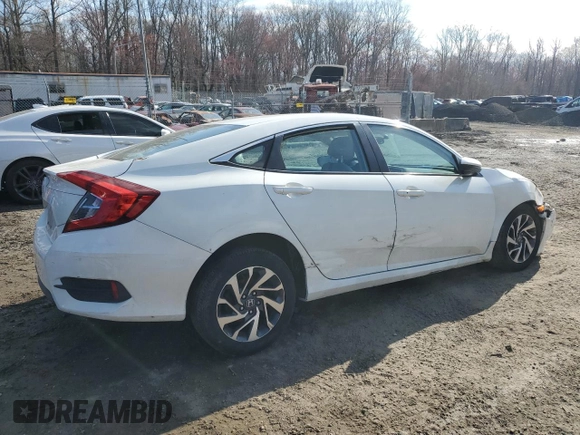 2016 Honda Civic EX with VIN 2HGFC2F72GH515252, listed as a Copart auction lot 50121685 with 139,720 mi miles and Salvage Title. Bid and sale history available at DreamBid. Image 3.