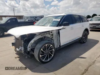 2023 Lincoln Aviator Reserve with VIN 5LM5J7XC3PGL09368, listed as a Copart auction lot 63704425 with Not provided miles and Salvage title. Bid and sale history available at DreamBid. Image 1.