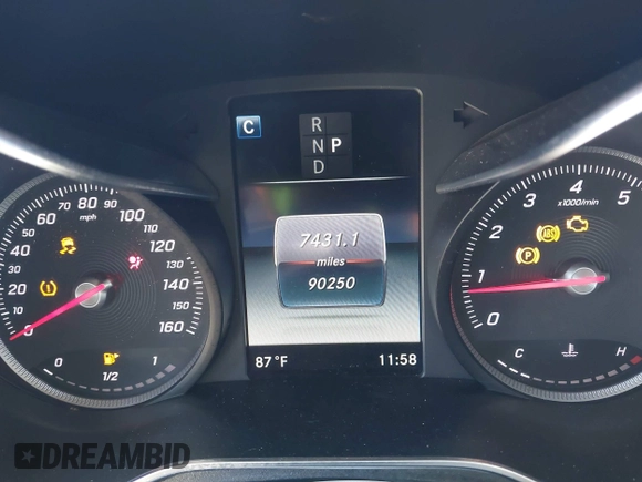 2018 Mercedes-Benz GLC 300 с VIN WDC0G4JB3JV086986, выставлен на аукционе IAAI как лот 42380208 с пробегом 90 250 миль миль и . История ставок и продаж доступна на DreamBid. Изображение 7.