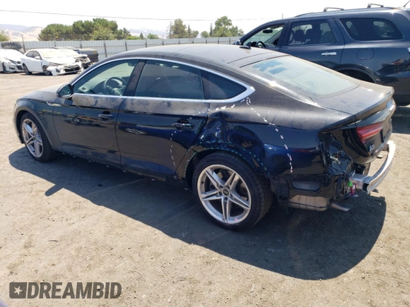 2022 Audi A5 Sportback S line Premium with VIN WAUDACF52NA031672, listed as a Copart auction lot 59249983 with 7,875 mi miles. Bid and sale history available at carsss.com. Image 2.