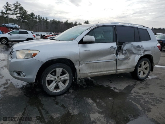 2010 Toyota Highlander Limited with VIN JTEDK3EH8A2166036, listed as a Copart auction lot 46463185 with 142,756 mi miles and Salvage Title. Bid and sale history available at carsss.com. Image 1.
