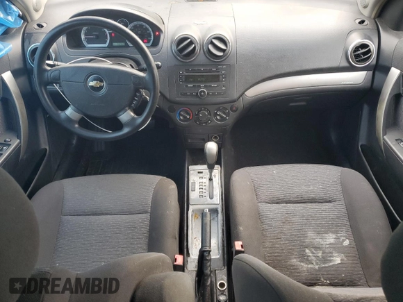 2007 Chevrolet Aveo LT with VIN KL1TG56687B114450, listed as a Copart auction lot 53069435 with 150,469 mi miles and Salvage title. Bid and sale history available at DreamBid. Image 8.