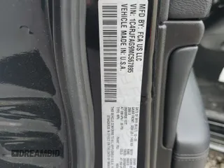 2021 Jeep Grand Cherokee Freedom with VIN 1C4RJFAG9MC567895, listed as a Copart auction lot 54686845 with 47,086 mi miles and Salvage title. Bid and sale history available at DreamBid. Image 12.