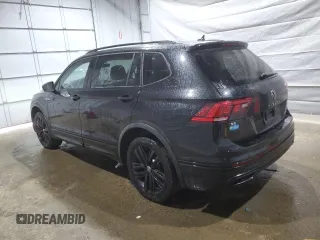 2022 Volkswagen Tiguan SE R-Line Black with VIN 3VV8B7AX3NM105154, listed as a Copart auction lot 58856995 with 76,723 mi miles and Clean title. Bid and sale history available at DreamBid. Image 2.