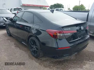 2025 Honda Civic Sport with VIN 2HGFE2F50SH507426, listed as a IAAI auction lot 42087091 with 9,660 mi miles and . Bid and sale history available at DreamBid. Image 3.