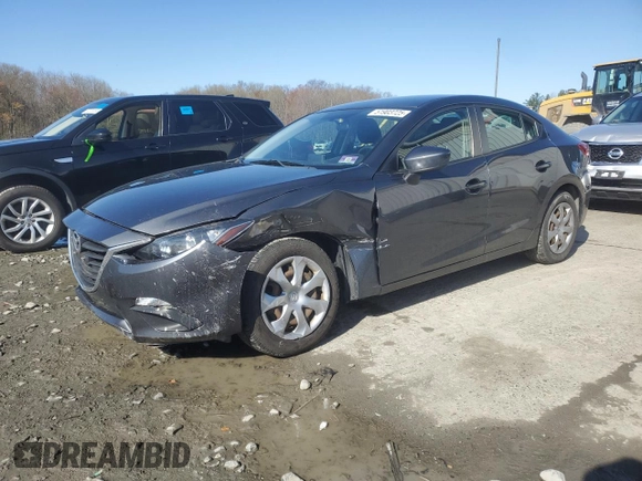 2015 Mazda 3 i Sport with VIN 3MZBM1U70FM129904, listed as a Copart auction lot 51903725 with 73,757 mi miles and Salvage Title. Bid and sale history available at carsss.com. Image 1.