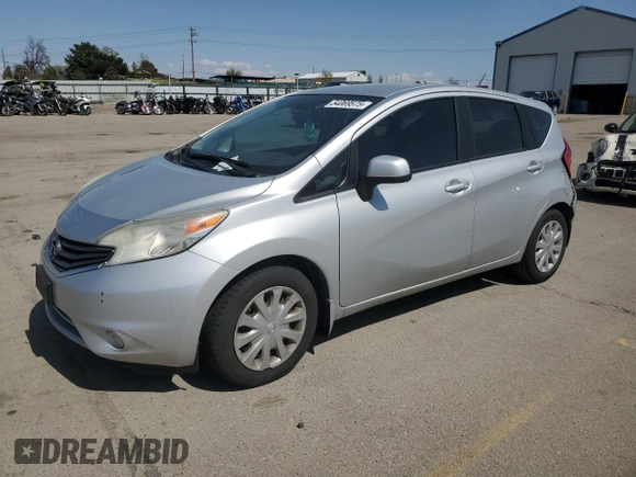 2014 Nissan Note SV with VIN 3N1CE2CP5EL362745, listed as a Copart auction lot 54069575 with 79,902 mi miles and Salvage Title. Bid and sale history available at DreamBid. Image 1.