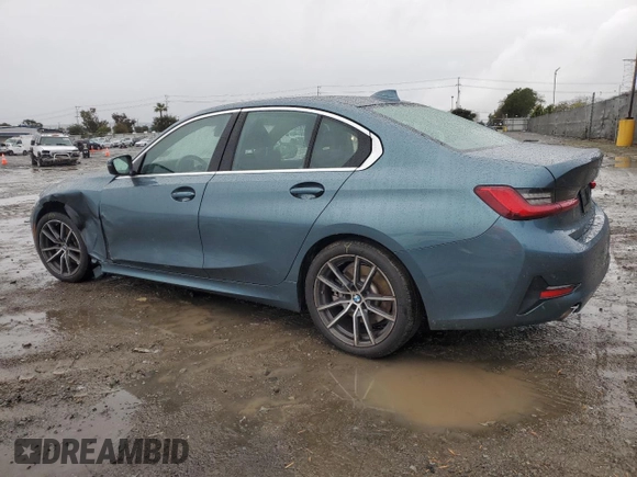 2021 BMW 3 Series 330i with VIN 3MW5R1J03M8B65999, listed as a Copart auction lot 48829075 with 39,730 mi miles and Salvage Title. Bid and sale history available at carsss.com. Image 2.