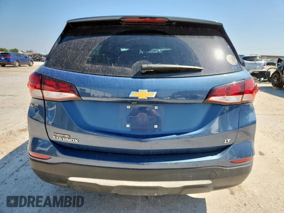 2024 Chevrolet Equinox LT with VIN 3GNAXKEG1RL228064, listed as a Copart auction lot 58274905 with 10,375 mi miles and Salvage title. Bid and sale history available at DreamBid. Image 6.