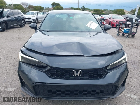 2025 Honda Civic Sport with VIN 2HGFE2F56SH546313, listed as a IAAI auction lot 41889296 with 4,768 mi miles and . Bid and sale history available at DreamBid. Image 12.