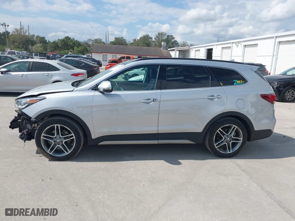 2017 Hyundai Santa Fe Limited Ultimate with VIN KM8SRDHF7HU180527, listed as a IAAI auction lot 41557692 with 89,415 mi miles. Bid and sale history available at carsss.com. Image 15.