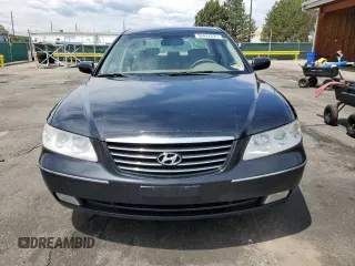 2008 Hyundai Azera GLS with VIN KMHFC46D68A319357, listed as a Copart auction lot 58427035 with 159,191 mi miles and Salvage title. Bid and sale history available at DreamBid. Image 5.