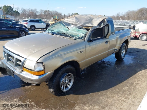 2000 Ford Ranger XL with VIN 1FTZR15V3YPB43079, listed as a IAAI auction lot 41642320 with 169,537 mi miles. Bid and sale history available at carsss.com. Image 19.