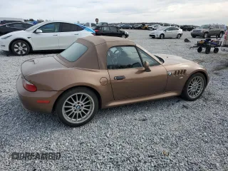 2001 BMW Z3 3.0i with VIN WBACN53491LJ55878, listed as a Copart auction lot 84681544 with 106,059 mi miles and Clean Title. Bid and sale history available at carsss.com. Image 3.