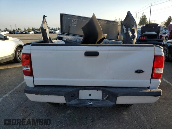 2008 Ford Ranger XL with VIN 1FTYR14U88PA37022, listed as a Copart auction lot 44790975 with 132,565 mi miles and Salvage Title. Bid and sale history available at DreamBid. Image 6.