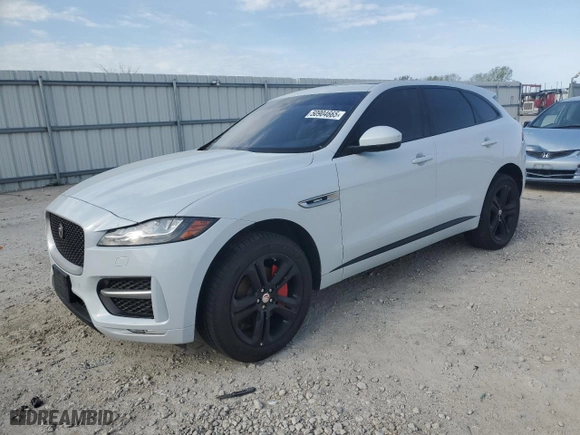 2017 Jaguar F-PACE 35t R-Sport with VIN SADCL2BVXHA047832, listed as a Copart auction lot 50904665 with 128,000 mi miles and Clean Title. Bid and sale history available at carsss.com. Image 1.