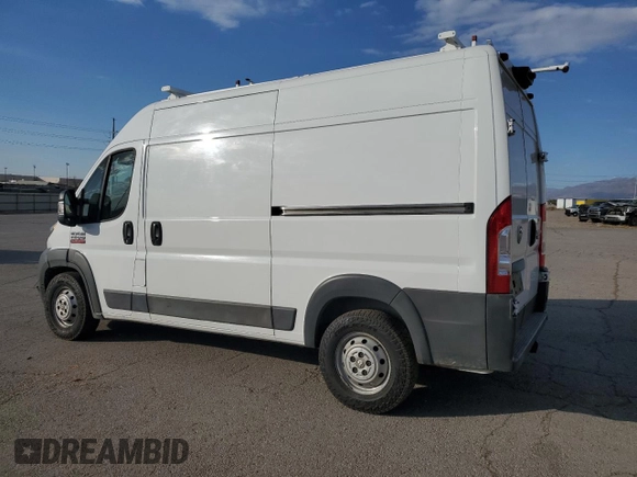 2017 Ram ProMaster Cargo with VIN 3C6TRVBG6HE527593, listed as a Copart auction lot 43242105 with 195,086 mi miles and Salvage Title. Bid and sale history available at carsss.com. Image 2.