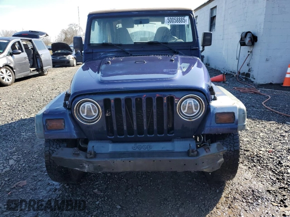 1997 Jeep Wrangler Sport with VIN 1J4FY19S2VP498840, listed as a Copart auction lot 50058885 with 151,697 mi miles and Salvage Title. Bid and sale history available at carsss.com. Image 5.