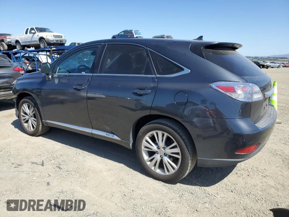 2011 Lexus RX 450h z VIN JTJZB1BA6B2405913, wystawiony jako Copart lot #57130295 z przebiegiem 164 895 mil mil oraz Szkoda całkowita • Salvage title. Historia ofert i sprzedaży dostępna na DreamBid. Obrazek 2.