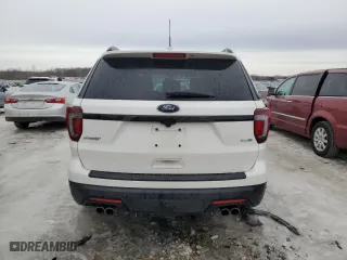 2018 Ford Explorer Sport with VIN 1FM5K8GT7JGC68739, listed as a Copart auction lot 43932205 with 66,358 mi miles and Clean Title. Bid and sale history available at carsss.com. Image 6.