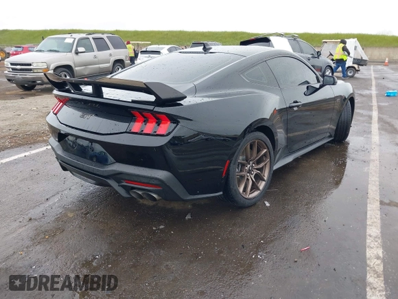 2024 Ford Mustang GT with VIN 1FA6P8CF5R5417110, listed as a IAAI auction lot 41975813 with 5,487 mi miles and . Bid and sale history available at DreamBid. Image 4.