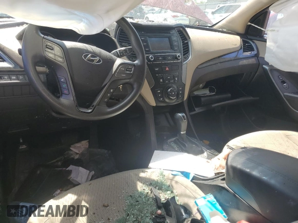 2017 Hyundai Santa Fe 2.4L with VIN 5XYZT3LB6HG491077, listed as a Copart auction lot 56378895 with Not provided miles and Salvage title. Bid and sale history available at DreamBid. Image 8.