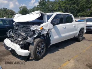2023 Chevrolet Silverado 1500 LT with VIN 1GCUDDE87PZ112814, listed as a Copart auction lot 65855664 with 48,390 mi miles and Non Repairable. Bid and sale history available at carsss.com. Image 1.
