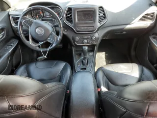 2019 Jeep Cherokee Latitude Plus with VIN 1C4PJLLXXKD262481, listed as a Copart auction lot 48874435 with 180,593 mi miles and Salvage Title. Bid and sale history available at carsss.com. Image 8.