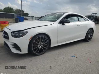 2022 Mercedes-Benz E 450 with VIN W1K1J5JB6NF186118, listed as a Copart auction lot 59192025 with 30,207 mi miles and Salvage title. Bid and sale history available at DreamBid. Image 1.