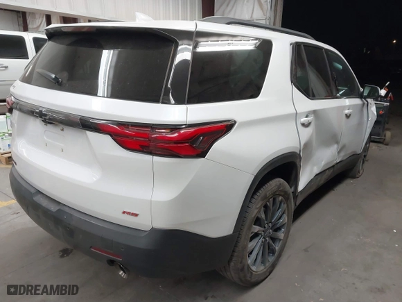 2022 Chevrolet Traverse RS with VIN 1GNERJKW3NJ130494, listed as a IAAI auction lot 41676897 with 54,571 mi miles. Bid and sale history available at carsss.com. Image 4.