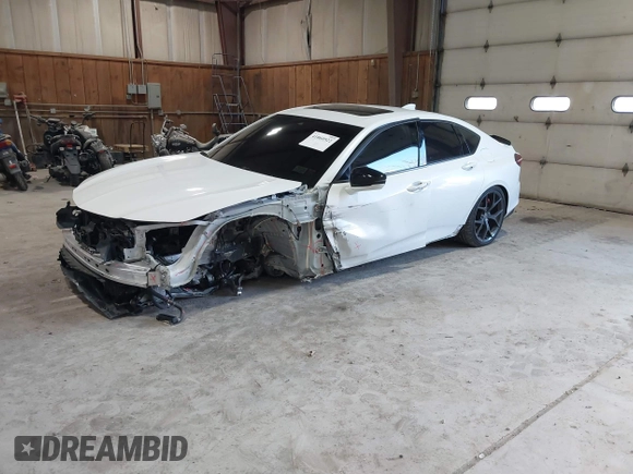2023 Acura TLX Type S with VIN 19UUB7F95PA002147, listed as a IAAI auction lot 41860522 with 11,747 mi miles and . Bid and sale history available at DreamBid. Image 2.