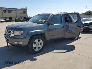 2012 Honda Ridgeline RTL with VIN 5FPYK1F54CB454142, listed as a Copart auction lot 73250954 with 0 mi miles and Salvage Title. Bid and sale history available at carsss.com. Image 1.