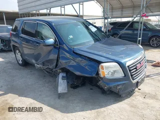 2016 GMC Terrain SLE with VIN 2GKALMEK4G6358575, listed as a IAAI auction lot 41949444 with 139,580 mi miles. Bid and sale history available at carsss.com. Image 1.