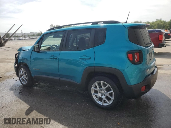 2020 Jeep Renegade Latitude with VIN ZACNJABB9LPL25409, listed as a Copart auction lot 53675525 with 82,702 mi miles and Salvage Title. Bid and sale history available at carsss.com. Image 2.
