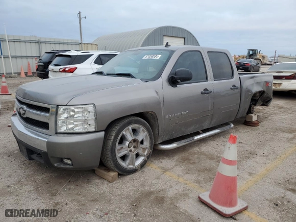 2008 Chevrolet Silverado 1500 LT w/1LT with VIN 3GCEK13M18G198857, listed as a Copart auction lot 87058534 with 263,660 mi miles and Salvage Title. Bid and sale history available at carsss.com. Image 1.