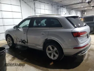 2020 Audi Q7 Premium Plus with VIN WA1LJAF71LD013450, listed as a Copart auction lot 44107015 with 74,335 mi miles and Salvage title. Bid and sale history available at DreamBid. Image 2.