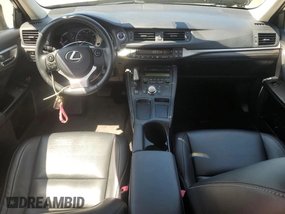 2014 Lexus CT 200h with VIN JTHKD5BH3E2190268, listed as a Copart auction lot 61480845 with 84,631 mi miles and Salvage title. Bid and sale history available at DreamBid. Image 8.