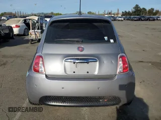2016 FIAT 500e with VIN 3C3CFFGE9GT197803, listed as a Copart auction lot 50646875 with 55,315 mi miles and Salvage Title. Bid and sale history available at carsss.com. Image 6.