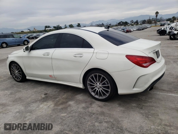 2016 Mercedes-Benz CLA 250 with VIN WDDSJ4EB0GN291609, listed as a Copart auction lot 44596744 with 98,129 mi miles and . Bid and sale history available at DreamBid. Image 2.