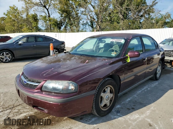 2004 Chevrolet Impala with VIN 2G1WF52K149298194, listed as a Copart auction lot 72140064 with 142,702 mi miles and Salvage Title. Bid and sale history available at DreamBid. Image 1.