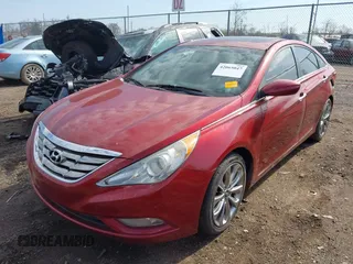 2012 Hyundai Sonata 2.4L Limited PZEV with VIN 5NPEC4AC0CH444533, listed as a IAAI auction lot 42065047 with 162,624 mi miles. Bid and sale history available at carsss.com. Image 2.