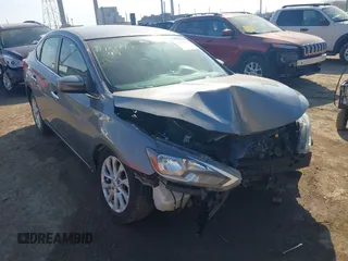 2019 Nissan Sentra SV with VIN 3N1AB7AP4KY433755, listed as a IAAI auction lot 41785490 with 81,756 mi miles and . Bid and sale history available at DreamBid. Image 1.