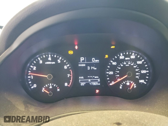 2019 Kia Rio S with VIN 3KPA24AB3KE200547, listed as a Copart auction lot 61729824 with 47,969 mi miles and Salvage Title. Bid and sale history available at DreamBid. Image 9.